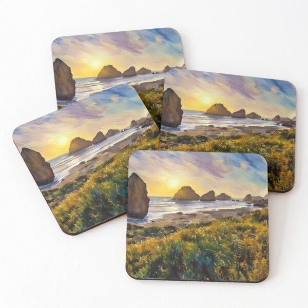 Item preview, Pacific Sunset, Oregon Coast designed and sold by The Wandering Bookworm.