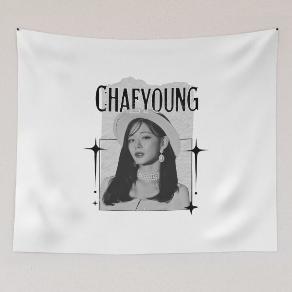 Item preview, Fromis_9 Chaeyong Kpop Girl group Scrapbook Collage Cozy Y2K Vintage Design designed and sold by HELL0WBELLO.