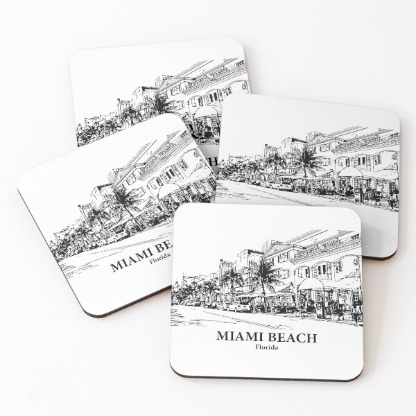 Item preview, Miami Beach - Florida designed and sold by Lakeric Cityscapes.