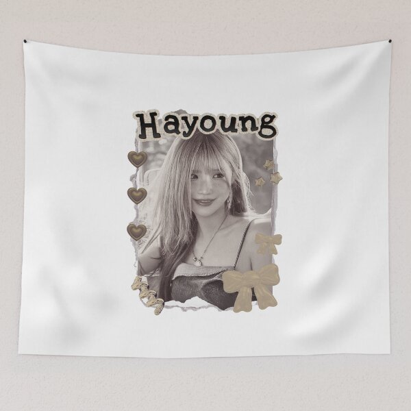 Item preview, Fromis_9 Hayoung Kpop Girl group Scrapbook Collage Cozy Y2K Vintage Design designed and sold by HELL0WBELLO.