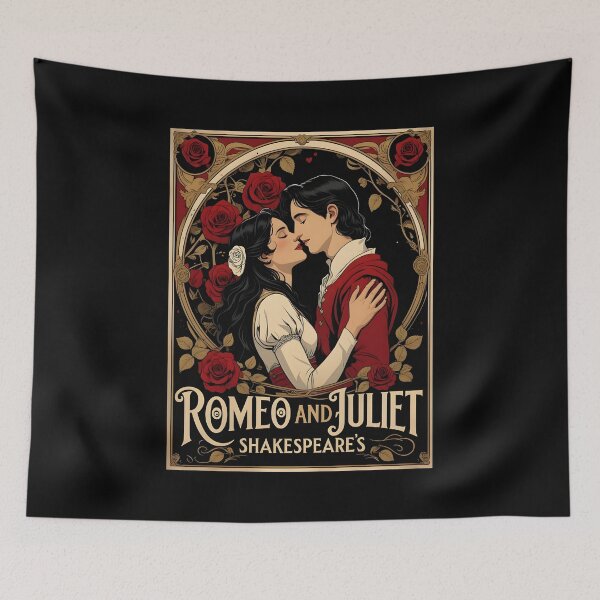 Item preview, An Illustration for Romeo and Juliet designed and sold by GoodOldVintage.