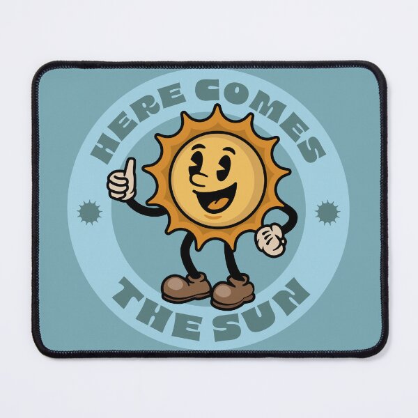Item preview, Here Comes the Sun – Retro Rubber Hose Cartoon Sun T-Shirt designed and sold by FreshyStudios.