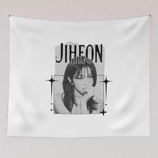 Item preview, Fromis_9 Jiheon Kpop Girl group Scrapbook Collage Cozy Y2K Vintage Design designed and sold by HELL0WBELLO.