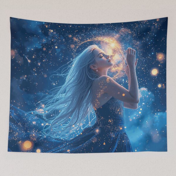Item preview, Starlight in Silk designed and sold by ArtfullMinds.
