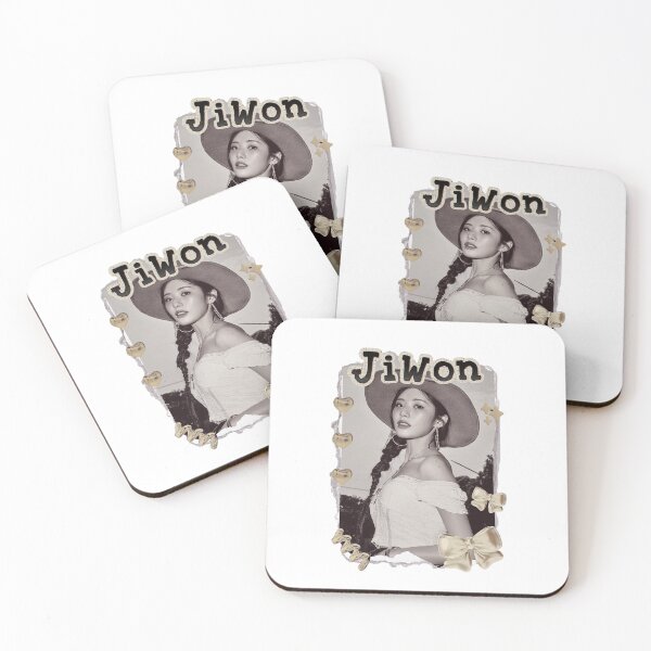 Item preview, Fromis_9 Jiwon Kpop Girl group Scrapbook Collage Cozy Y2K Vintage Design designed and sold by HELL0WBELLO.
