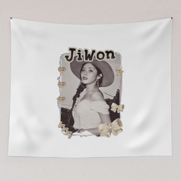 Item preview, Fromis_9 Jiwon Kpop Girl group Scrapbook Collage Cozy Y2K Vintage Design designed and sold by HELL0WBELLO.