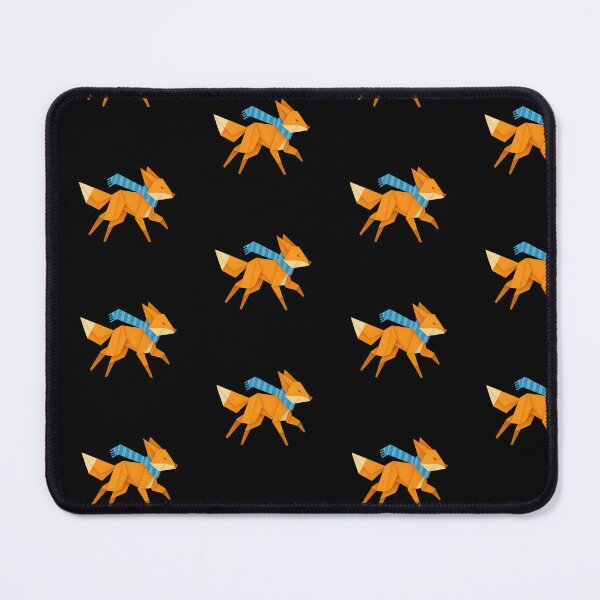 Item preview, Origami Fox Running in the Wind with Blue Scarf designed and sold by S-Dstyle.