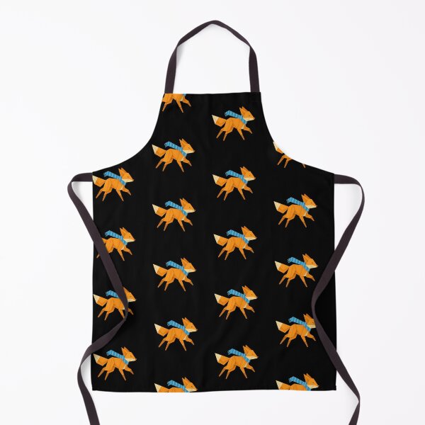 Item preview, Origami Fox Running in the Wind with Blue Scarf designed and sold by S-Dstyle.