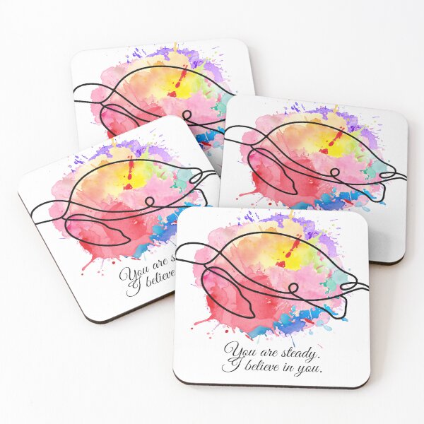 Item preview, Turtle Line Art Watercolor – Minimalist Color Splash Animal Design designed and sold by TheFlowerreeb.