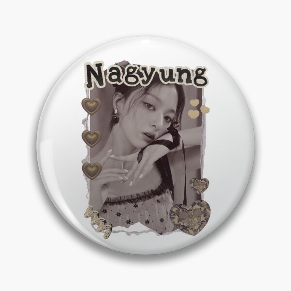 Item preview, Fromis_9 Nagyung Kpop Girl group Scrapbook Collage Cozy Y2K Vintage Design designed and sold by HELL0WBELLO.
