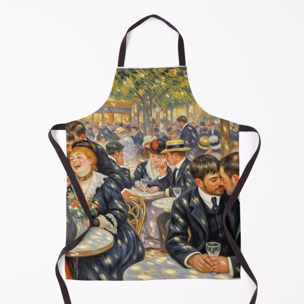 Item preview, Queer Pride Paris Café – Renoir Style Impressionist LGBTQ+ Art designed and sold by StateofQueer.