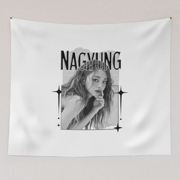 Item preview, Fromis_9 Nagyung Kpop Girl group Scrapbook Collage Cozy Y2K Vintage Design designed and sold by HELL0WBELLO.