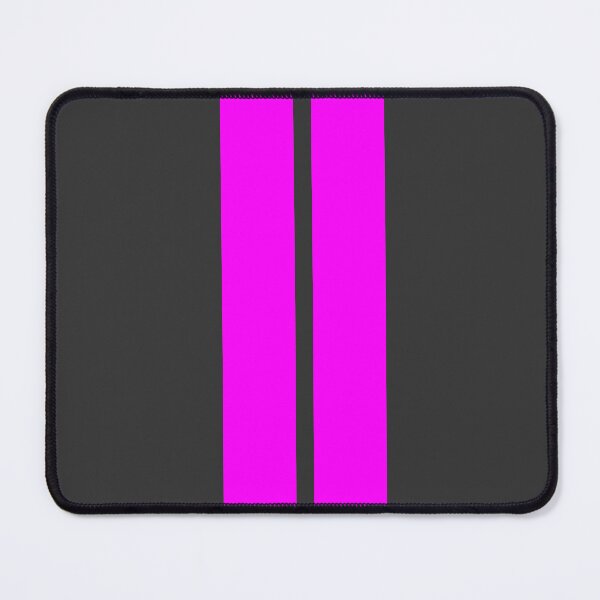 Item preview, Dual Racing Stripes Neon Pink ( Dark Gray Background) designed and sold by Racing Stripes Only.