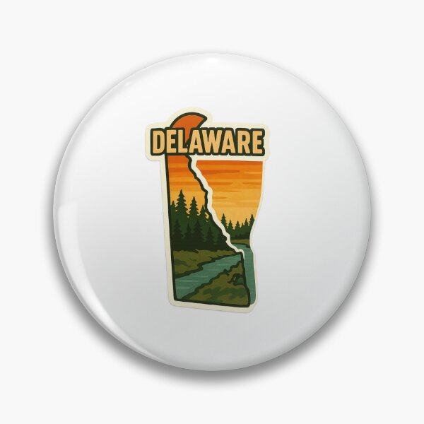 Item preview, Delaware Sticker designed and sold by LookinFreshh.