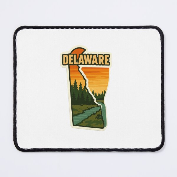Item preview, Delaware Sticker designed and sold by LookinFreshh.