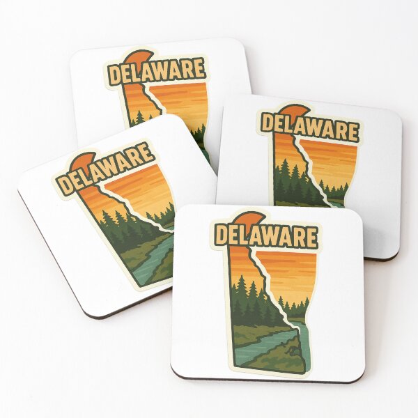 Item preview, Delaware Sticker designed and sold by LookinFreshh.