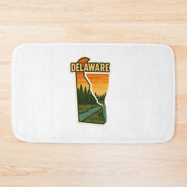 Item preview, Delaware Sticker designed and sold by LookinFreshh.