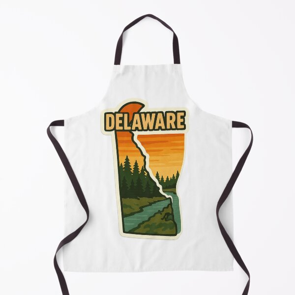 Item preview, Delaware Sticker designed and sold by LookinFreshh.