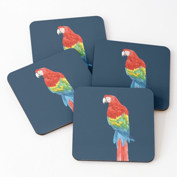 Item preview, SCARLET MACAW-Ara macao designed and sold by BEATRIZ ABAITUA.