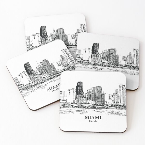 Item preview, Miami - Florida designed and sold by Lakeric Cityscapes.