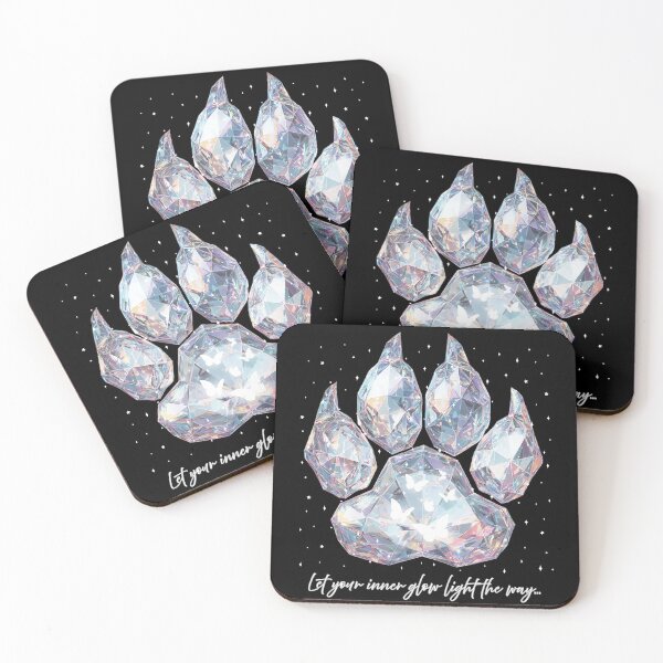 Item preview, Let Your Inner Glow Light the Way – Crystal Paw designed and sold by POS.Studio.