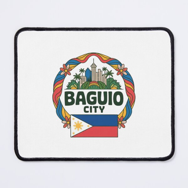 Item preview, Baguio City Philippines Flag Badge Travel - Philippine Pride Art designed and sold by Timeless Design.