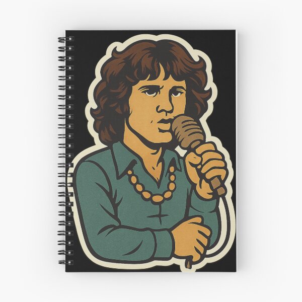 Item preview,  Cute Cartoon Jim Morrison Art | TheAmericanPoet | The Doors designed and sold by TheAmericanPoet.