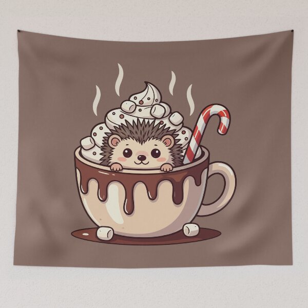 Item preview, Cozy Hedgehog in Cocoa Cup designed and sold by Amir Faysal.
