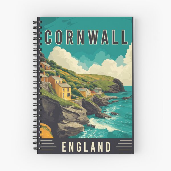 Item preview, Discover Stunning Coastal Escape Cornwall in England - Travel Art designed and sold by turtlestart.