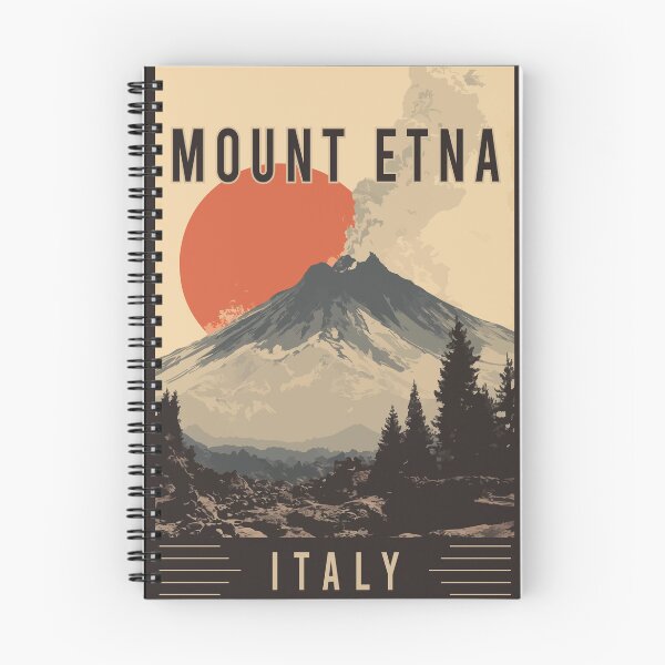 Item preview, Discover Volcano Adventure and Mount Etna in Italy - Travel Art designed and sold by turtlestart.