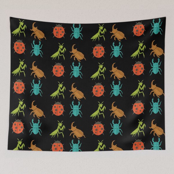 Item preview, Origami Bug Quartet: Praying Mantis, Rhino Beetle, Ladybug, and Stag Beetle designed and sold by S-Dstyle.