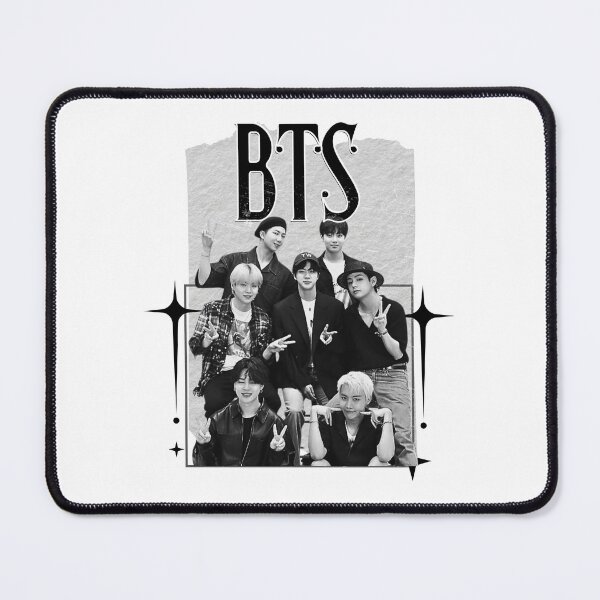 Item preview, BTS Kpop Boy group Scrapbook Collage Cozy Y2K Vintage Design designed and sold by HELL0WBELLO.