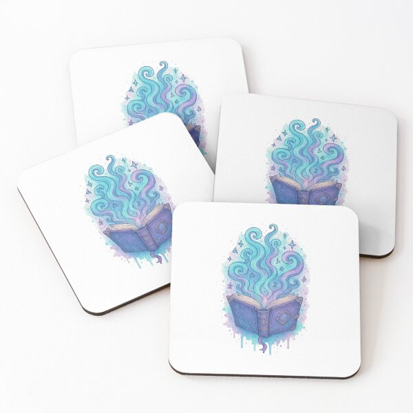 Item preview, Magical Spell Book – Enchanted Watercolor Art designed and sold by Neon Nightmare.