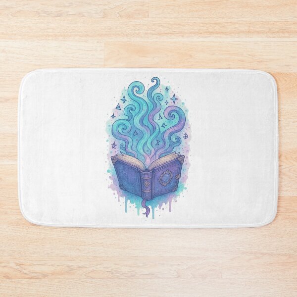 Item preview, Magical Spell Book – Enchanted Watercolor Art designed and sold by Neon Nightmare.