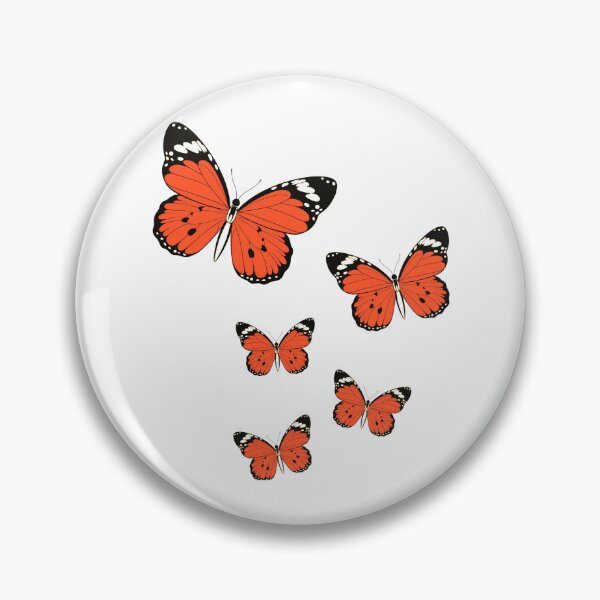 Item preview, Orange Butterflies designed and sold by Lix Flix Studios.