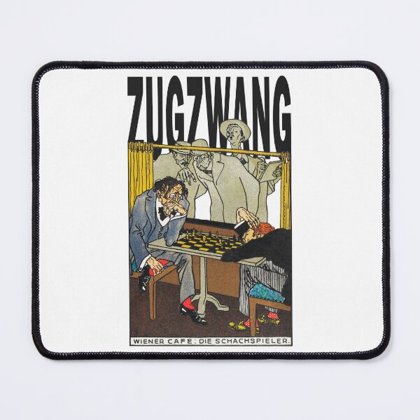 Item preview, Vienna Café Chess – Vintage Chess Poster Design designed and sold by felixpauli.
