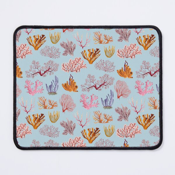 Item preview, CORALS PATTERN (light blue) designed and sold by BEATRIZ ABAITUA.
