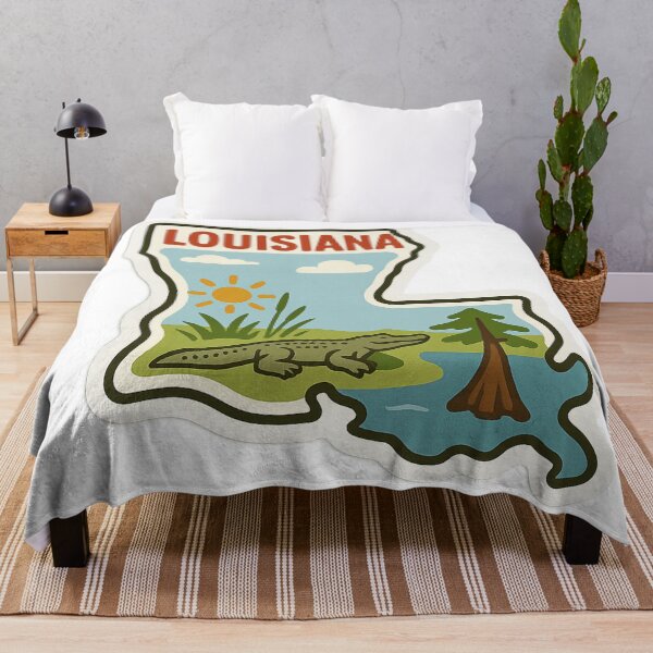 Item preview, Louisiana Sticker designed and sold by LookinFreshh.