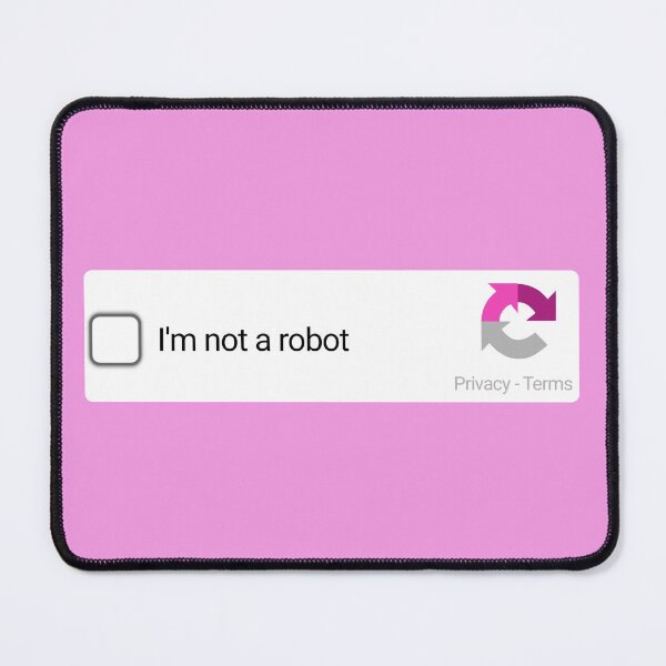 Item preview, I'm not a robot (Pink) designed and sold by aribluestein.