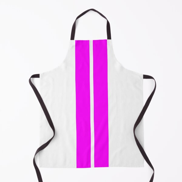 Item preview, Dual Racing Stripes Neon Pink (White Background) designed and sold by Racing Stripes Only.