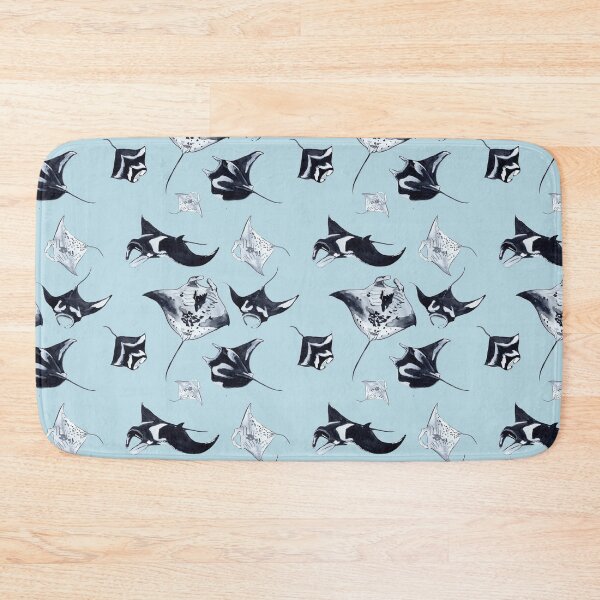 Item preview, MANTARAY PATTERN (WHITE) designed and sold by BEATRIZ ABAITUA.