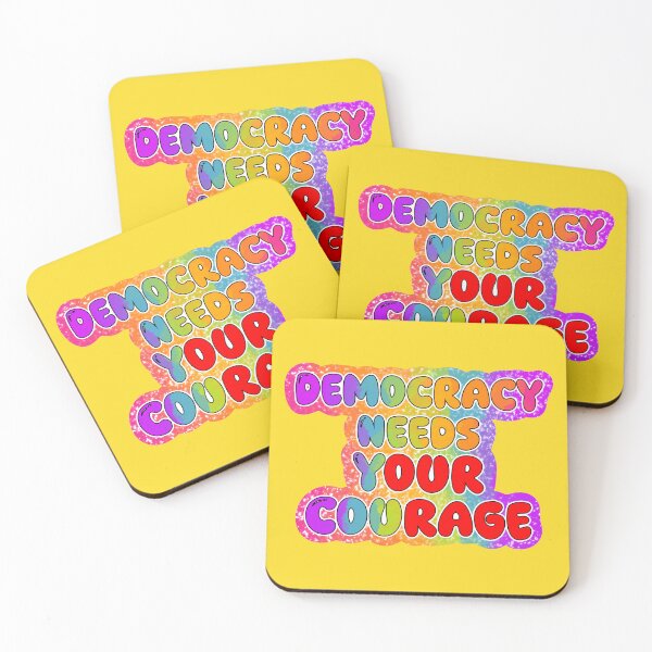 Item preview, democracy needs our rage - rainbow nostalgia  designed and sold by crestfallenmermaid.