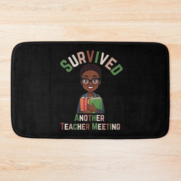 Item preview, I Survived Another Faculty Meeting – Funny Teacher Humor Design designed and sold by LaceRenee.