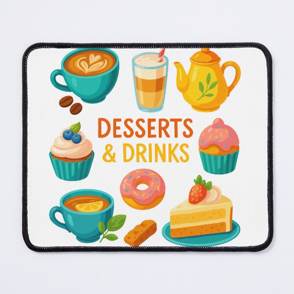 Item preview, Desserts & Drinks Delight designed and sold by PolinaMirralisa.