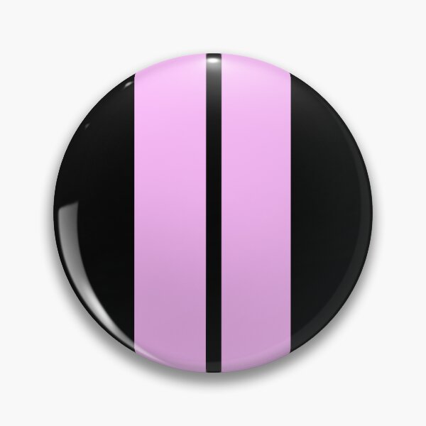 Artikelvorschau, Doppelte Rennstreifen – kleiner Abstand (Pink auf Schwarz) entworfen und verkauft von Racing Stripes Only.