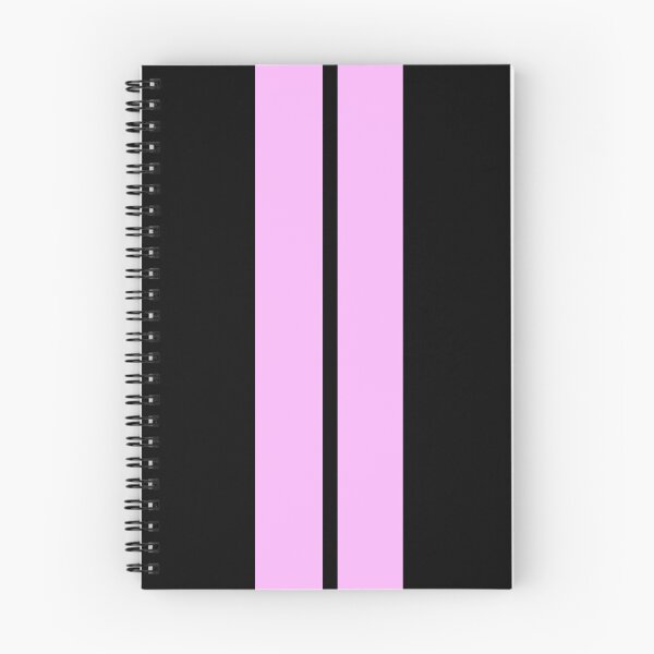 Item preview, Dual Racing Stripes - Small Gap (Pink on Black) designed and sold by Racing Stripes Only.