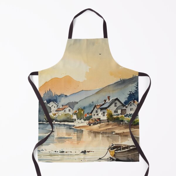 Item preview, Mill at Tuckenhay(watercolour + AI) designed and sold by artsmeow.