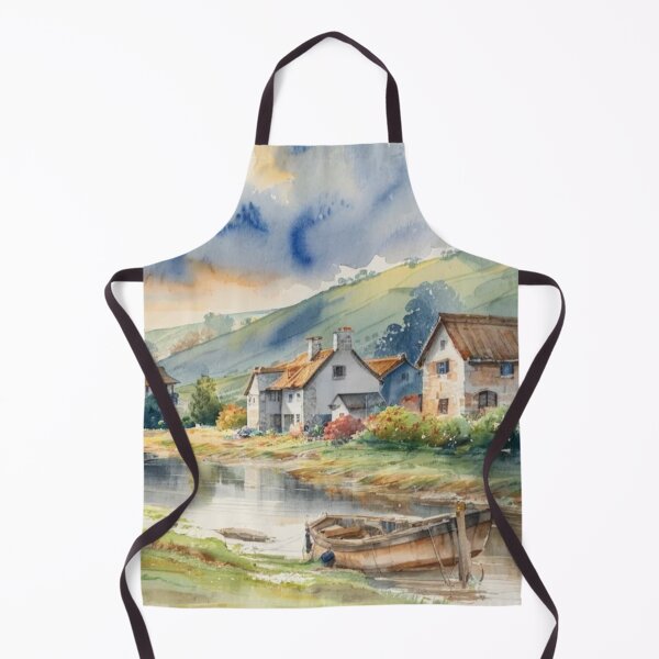 Item preview, Mill at Tuckenhay3(watercolour + AI) designed and sold by artsmeow.