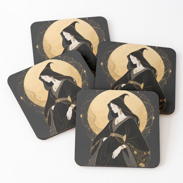 Item preview, Halloween Samhain Witch Autumn Art Deco designed and sold by SoniaSarkali.