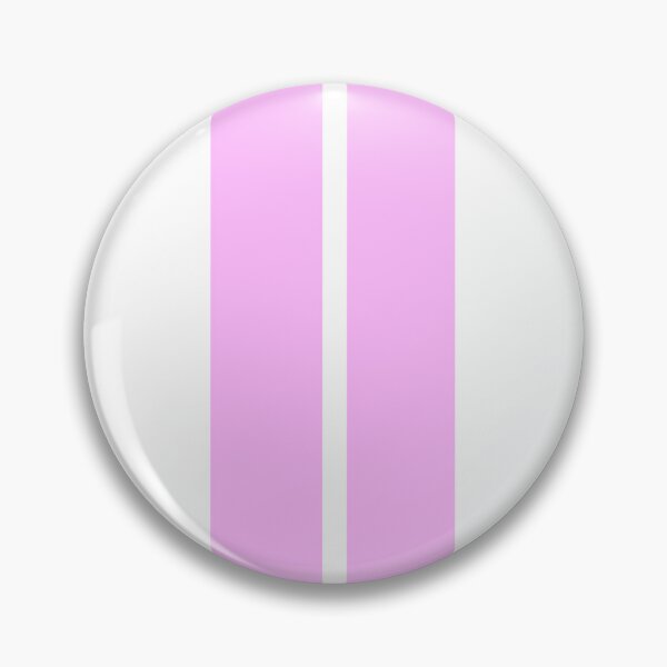 Item preview, Dual Racing Stripes - Small Gap (Pink on White) designed and sold by Racing Stripes Only.